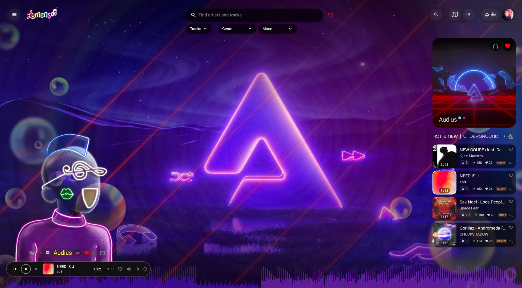 Audius Stage Audius Stage