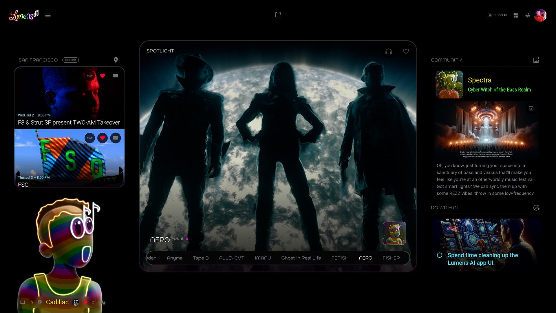 Lumens Cinematic Event Browser Lumens Cinematic Event Browser