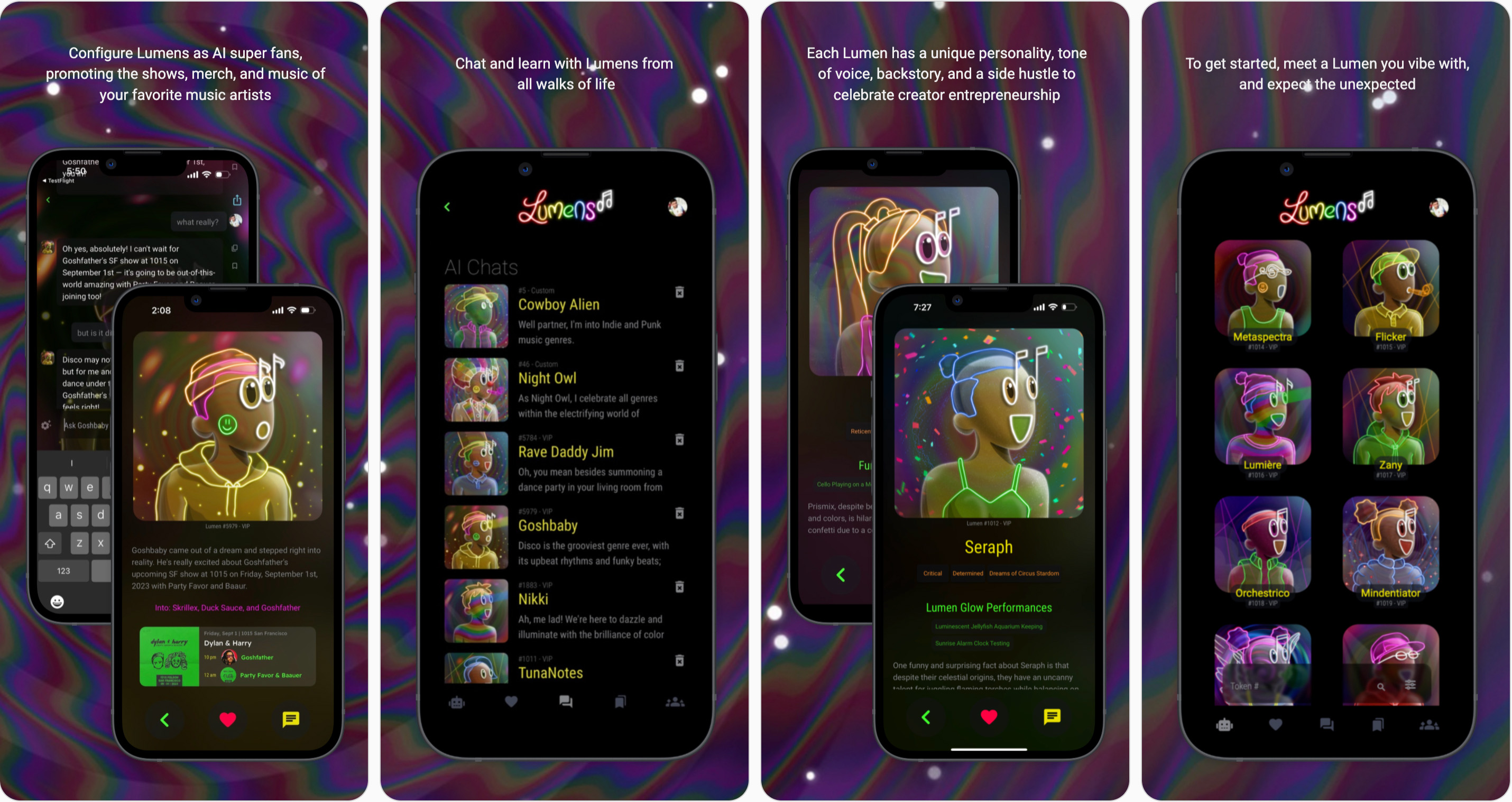 Lumens AI App Screens 2