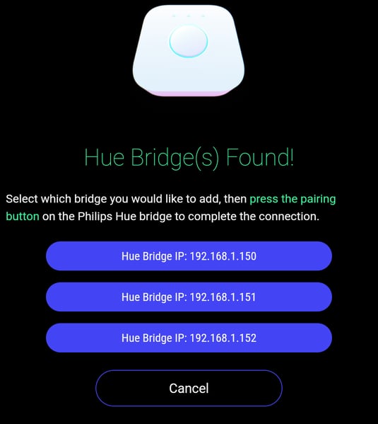 Hue Multi-Bridge Support